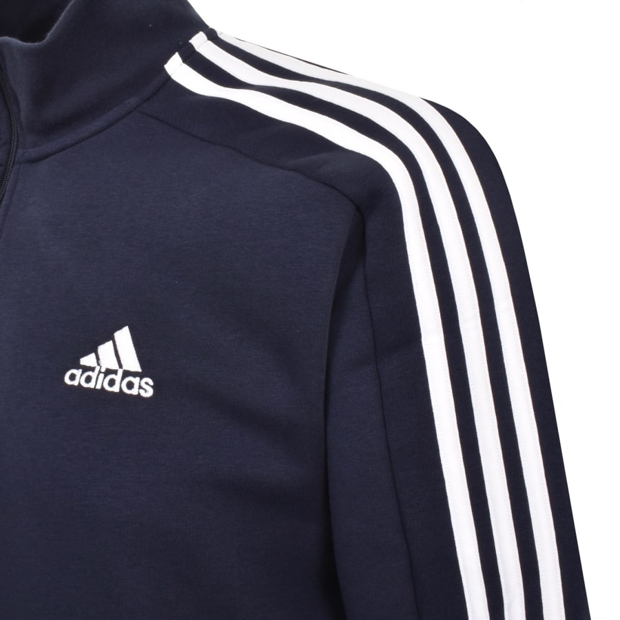 ◆adidas◆ Quarter Zip Jumper Navy Red IR7128 adidas-quarter-zip-pullover-